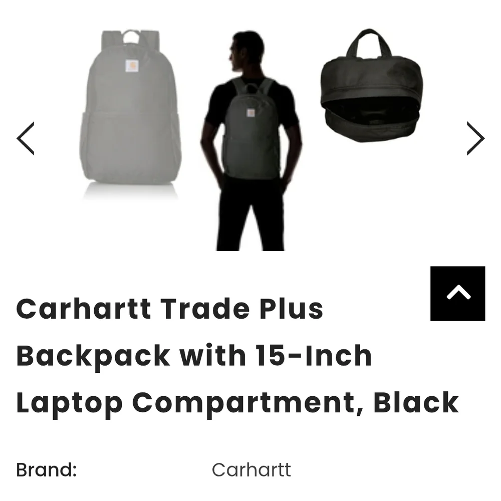 Carhartt Classic Black Backpack